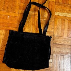Vintage suede 90s Roots bag +accepting offers